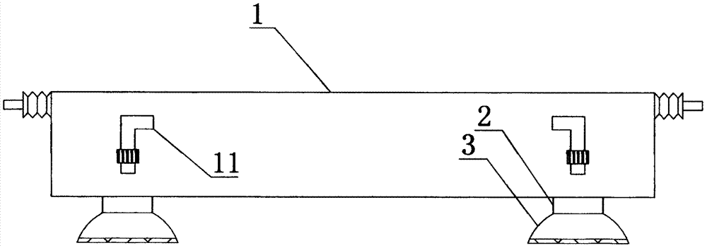 Air pressure adsorption type power adapter