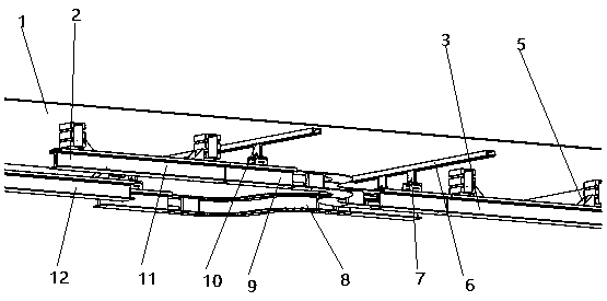 Novel intelligent orbital transfer structure for tunnel inspection robot