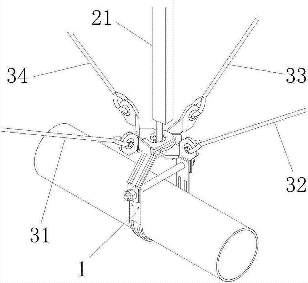 Multidirectional anti-shaking bracket