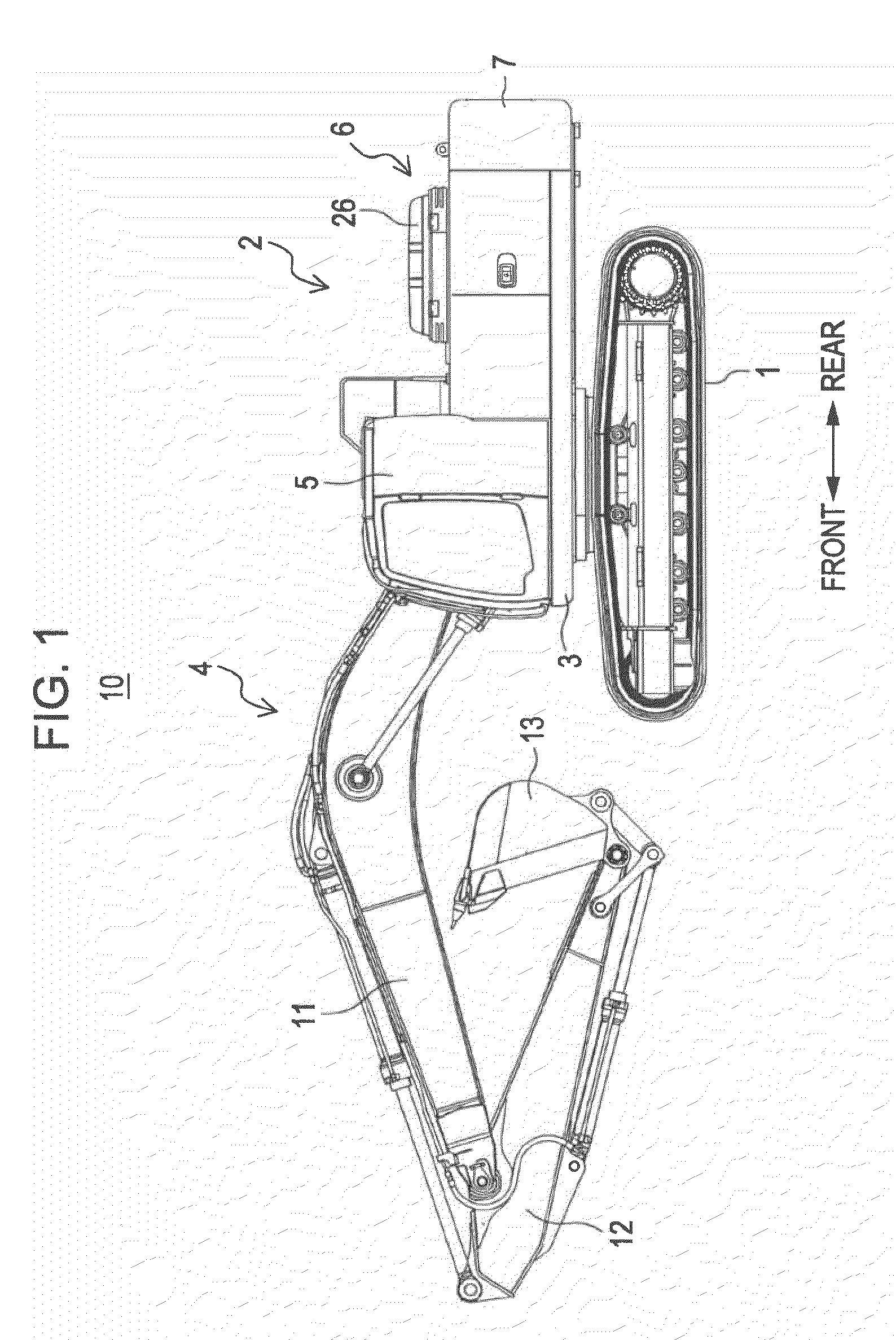 Toolbox structure of construction machine