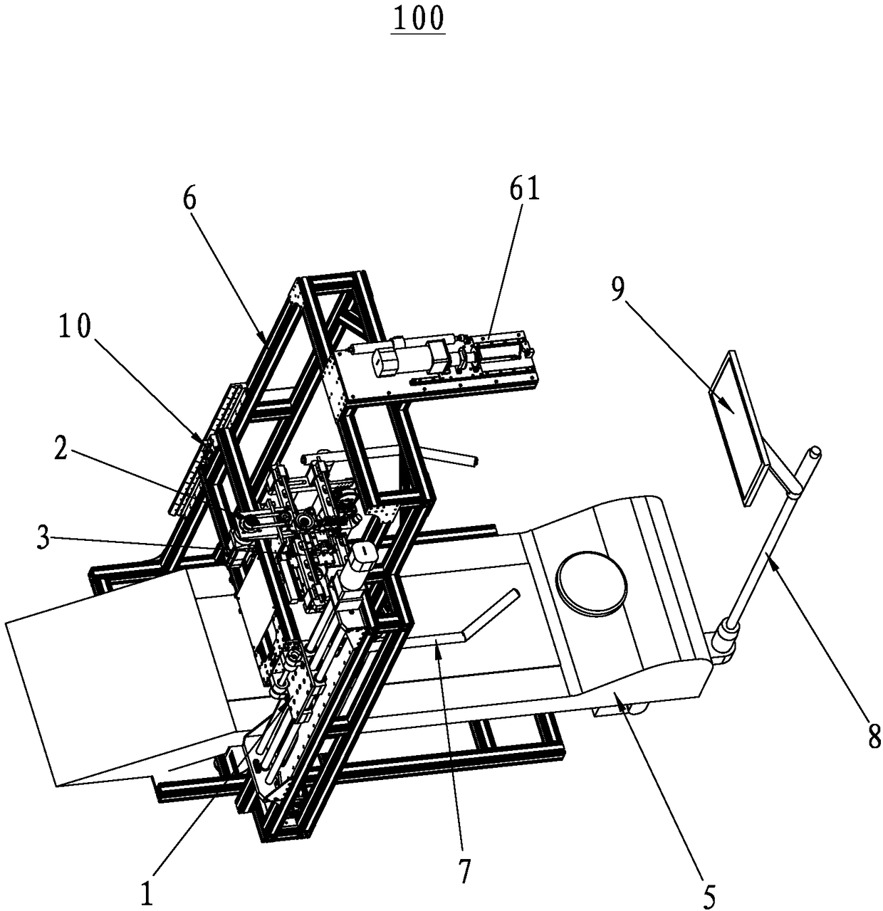 Gantry-type lower limb training rehabilitation equipment