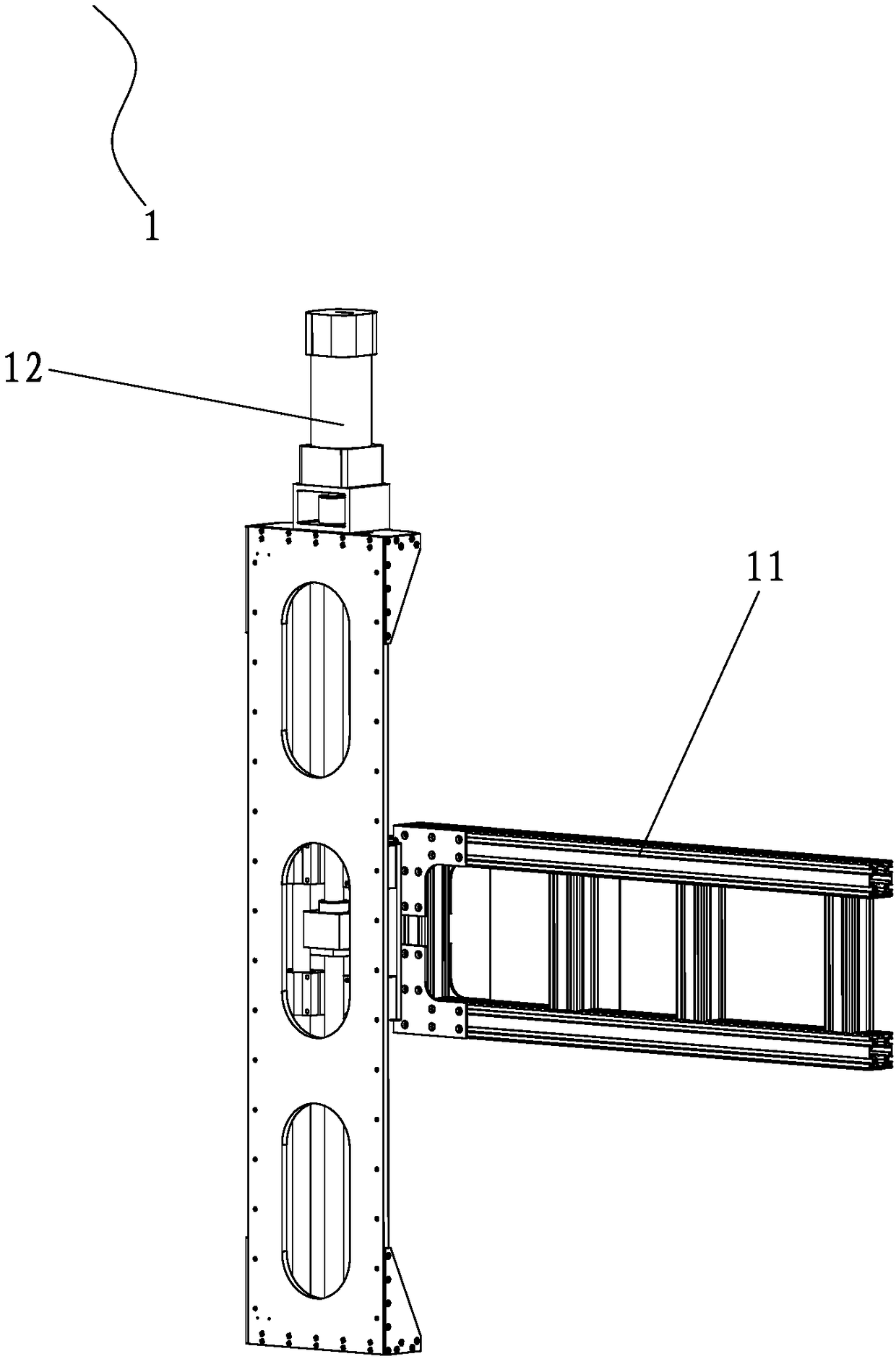 Gantry-type lower limb training rehabilitation equipment