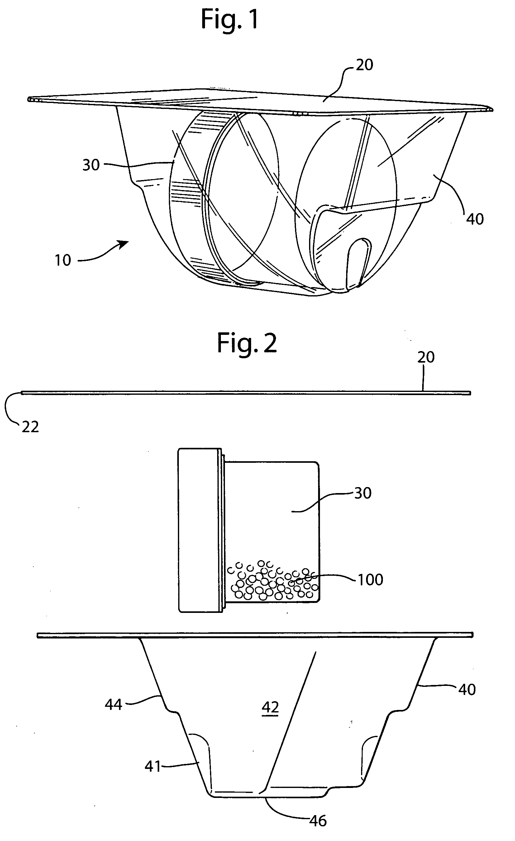 Container for lyophilization and storage of tissue