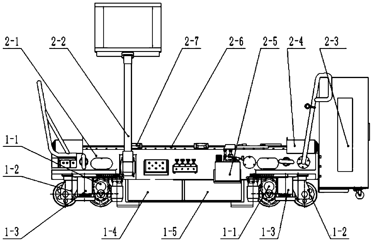 All-round self-moving type flexible multi-functional special numerical control milling machine