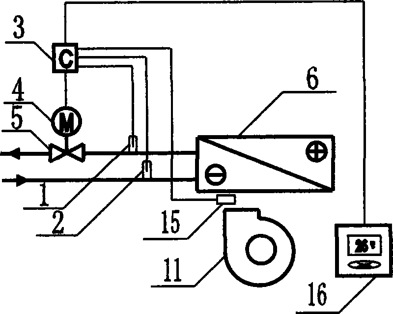 Method for reducing water flow of air conditioning system and dynamic temperature difference flow regulating valve