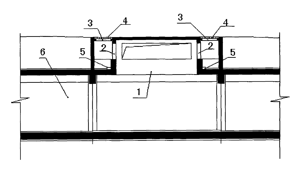 Ventilation structure device of underground garage