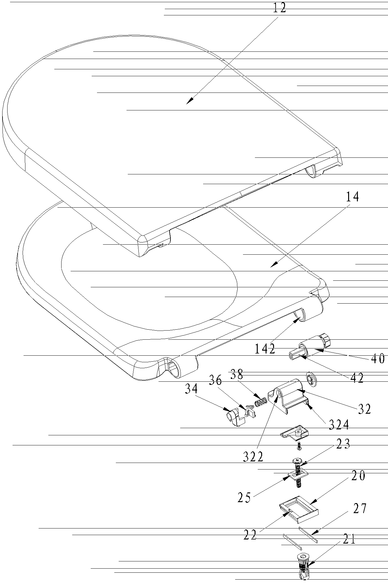 Toilet cover plate capable of being rapidly assembled or disassembled