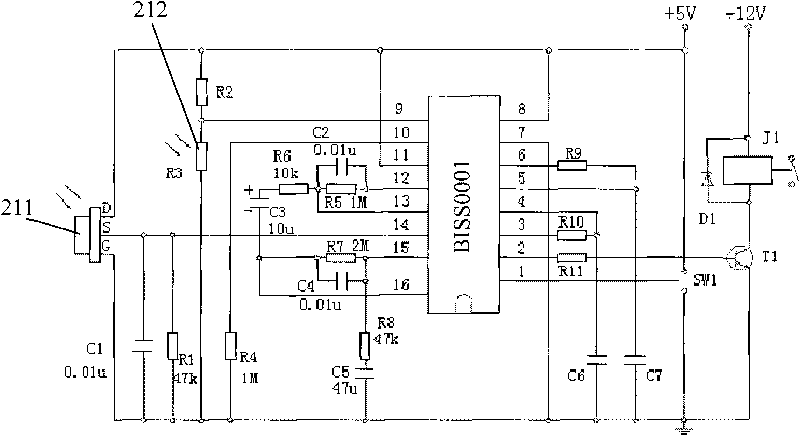 Intelligent induction LED corridor lamp