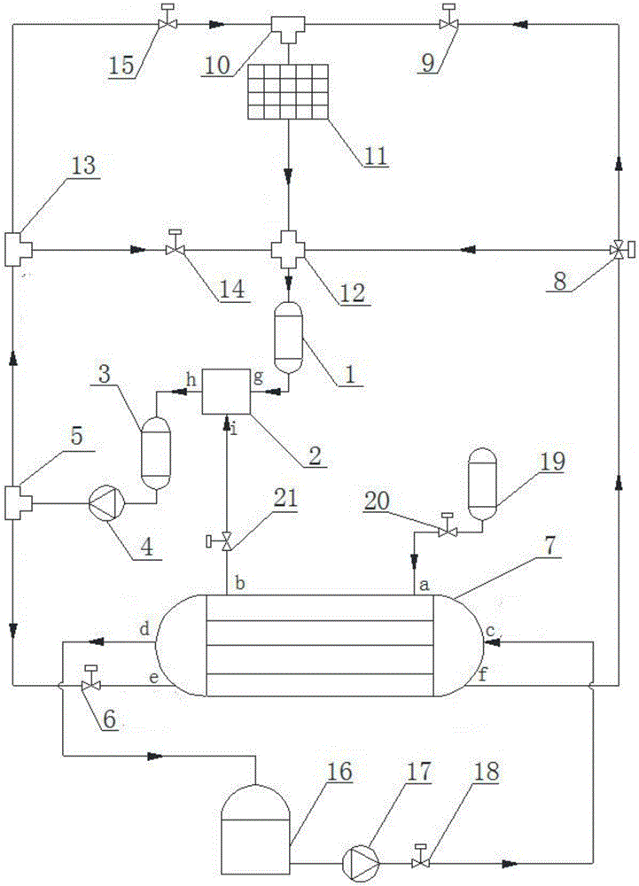 Ship LNG vaporization and air conditioner integrated system and control method