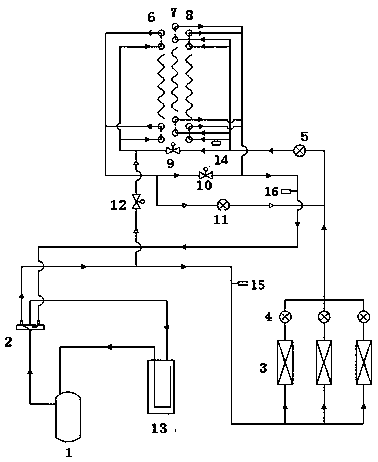 Heat pump system capable of preventing frosting of outdoor heat exchanger and control method thereof