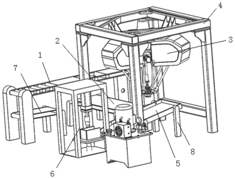 Rock-soil block hardness testing device and working method