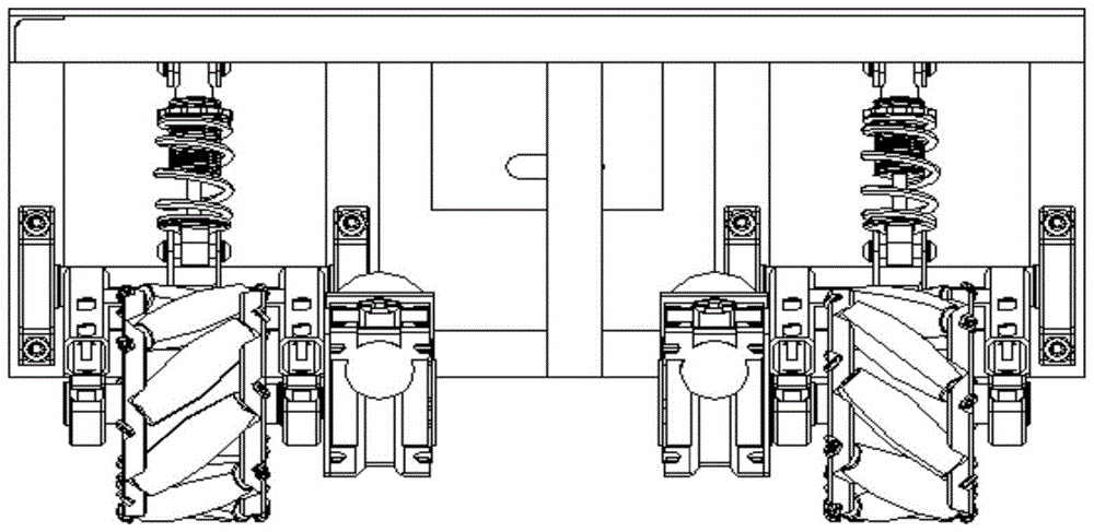 Omnidirectional mobile platform for Mecanum wheels