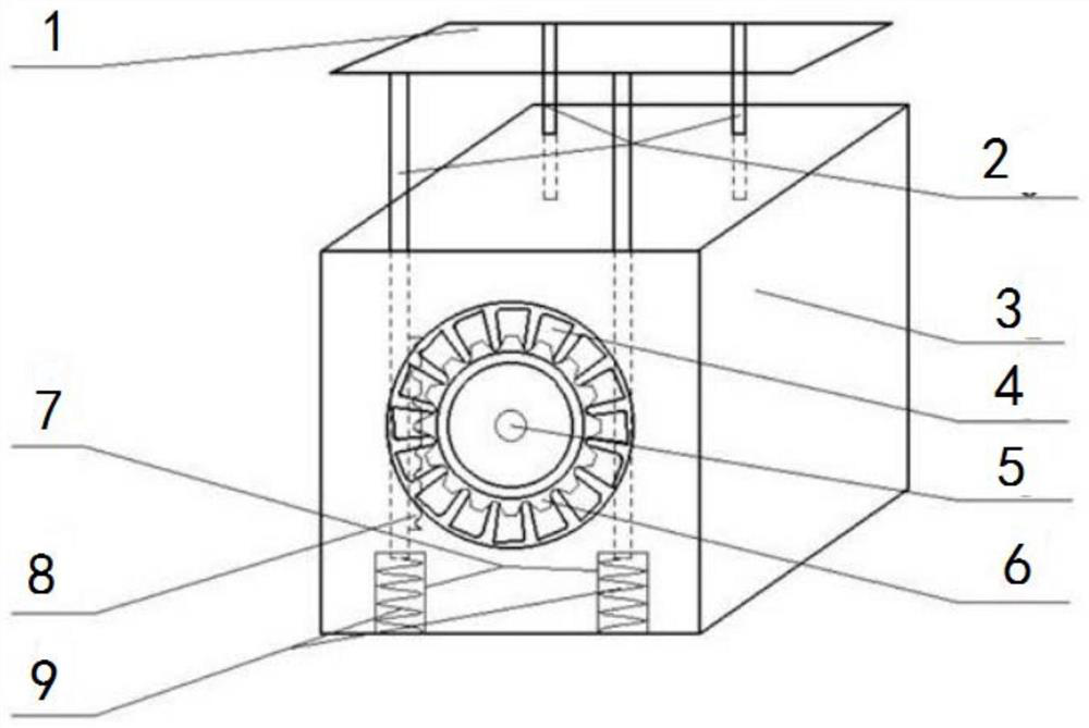 Non-contact automatic temperature measurement system and method based on wireless charging