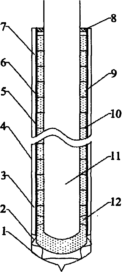 Open heat-pipe vacuum-tube solar high-temperature pressure-bearing water heater