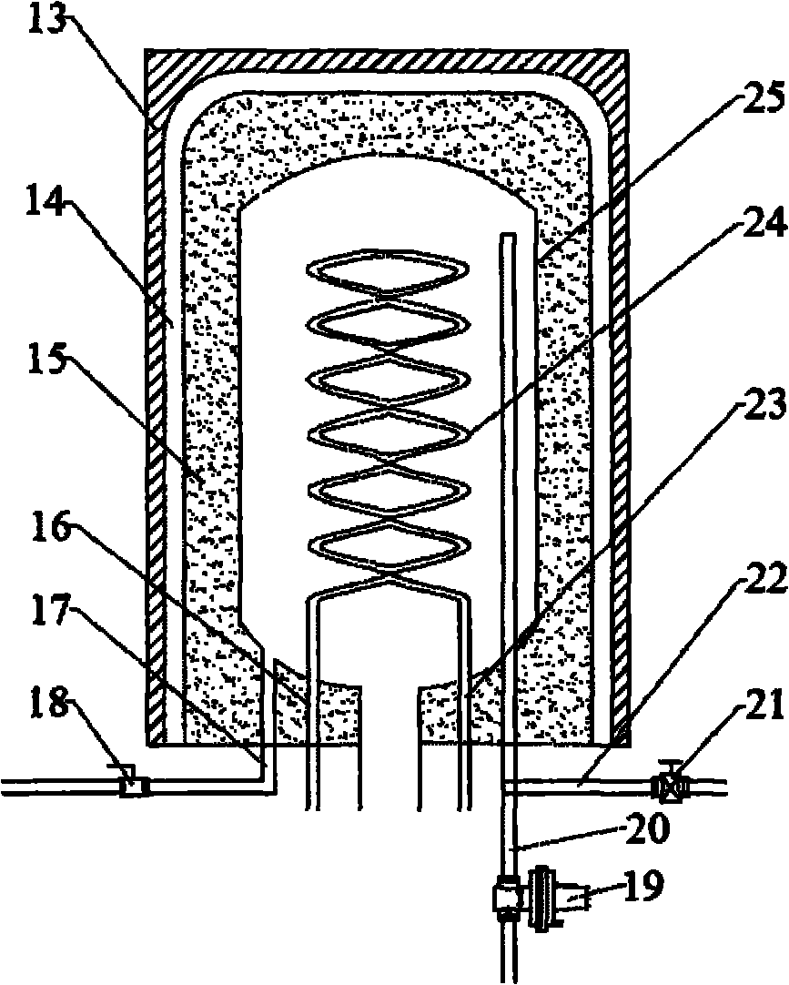 Open heat-pipe vacuum-tube solar high-temperature pressure-bearing water heater