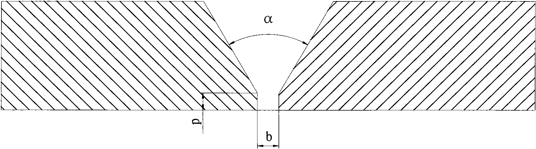 Welding process of 12Cr1MoV high-pressure pipeline CO2 semiautomatic or automatic gas shielded welding