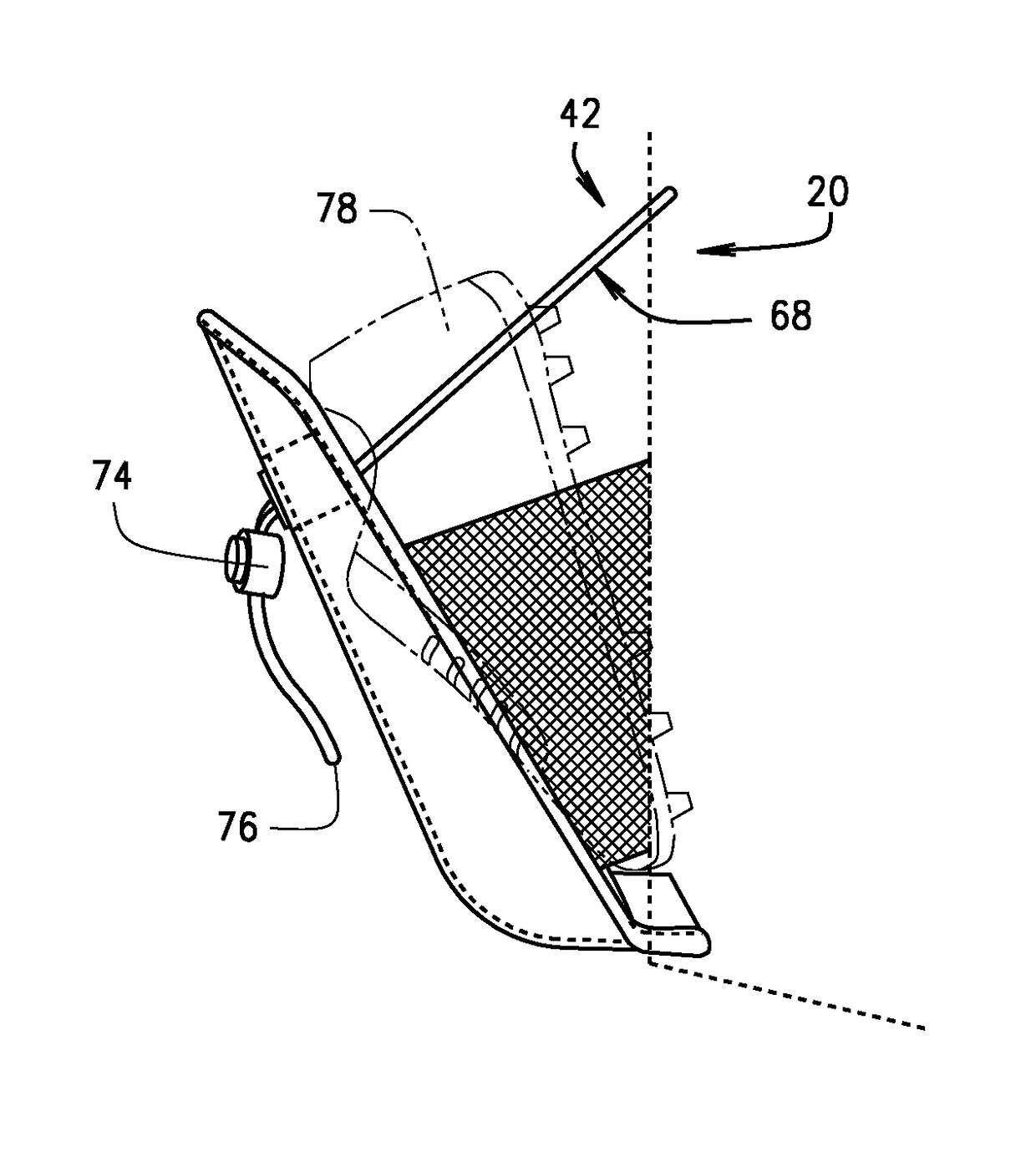 Bag with shoe pockets