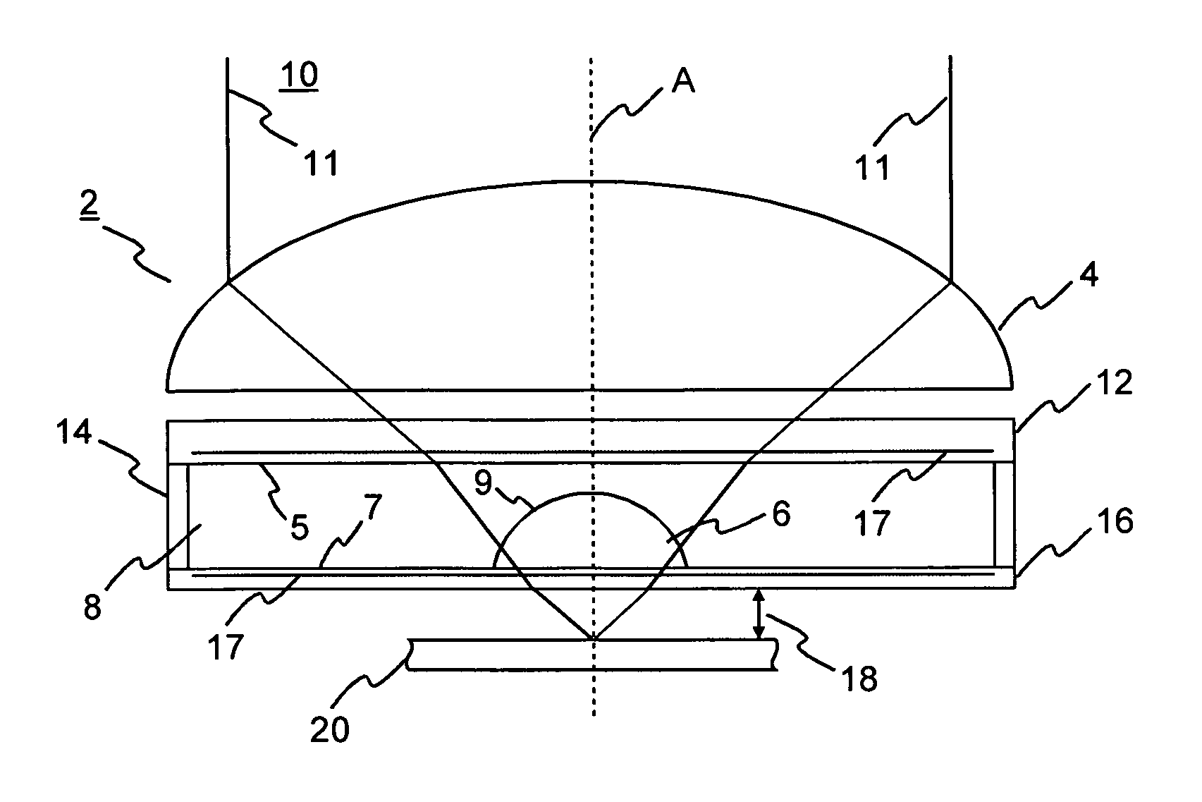 Objective lens and optical data storage apparatus comprising the objective lens