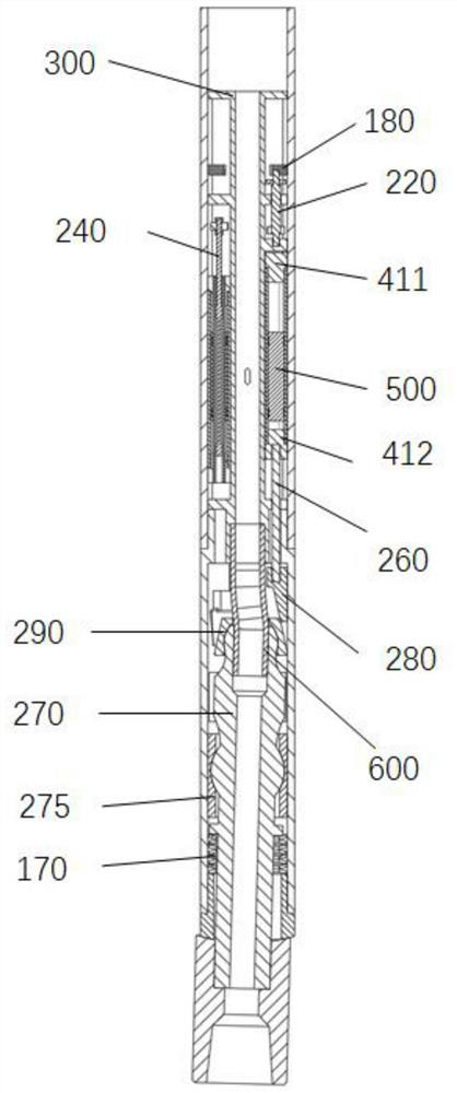 Inward-pointing rotary steerable drilling tool