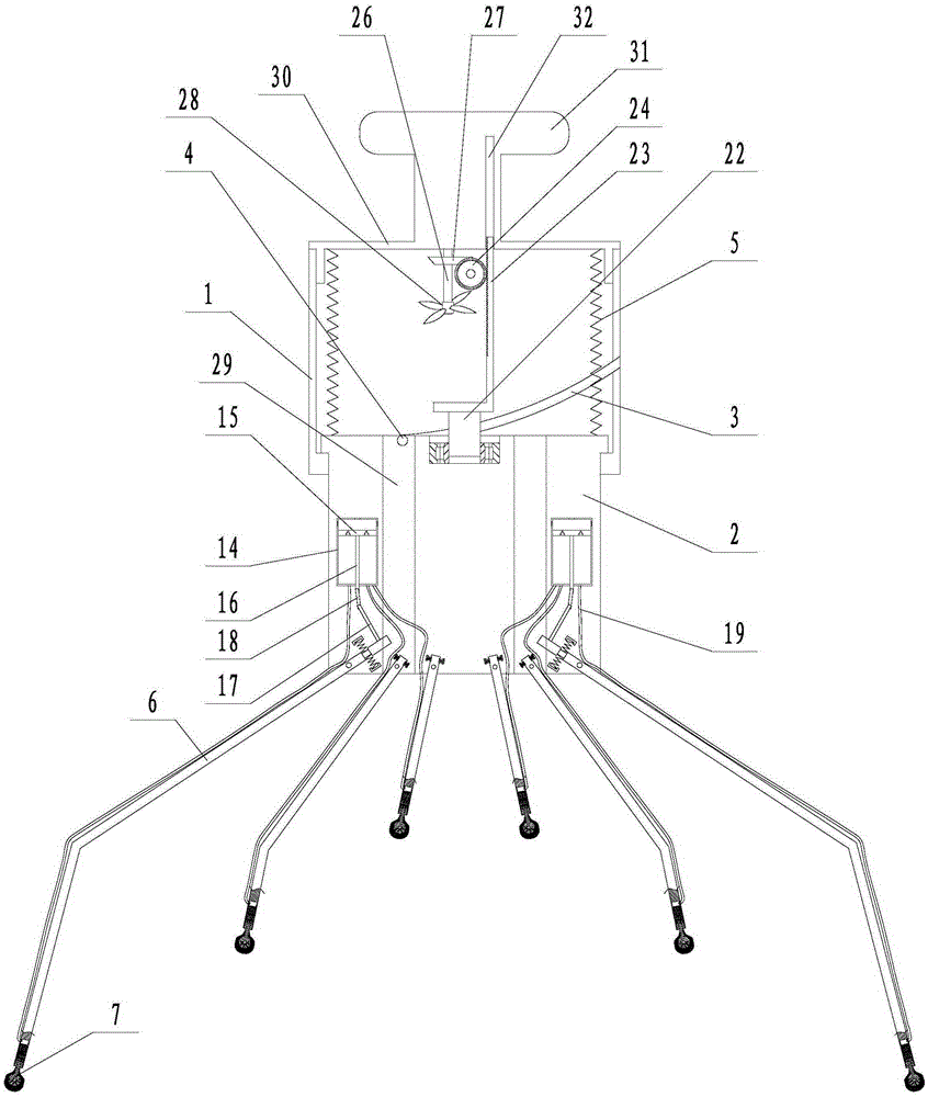 Head massage physical therapy device