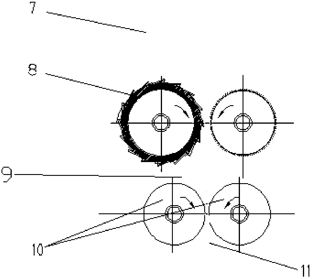 Method for mechanically separating river crab shell and meat