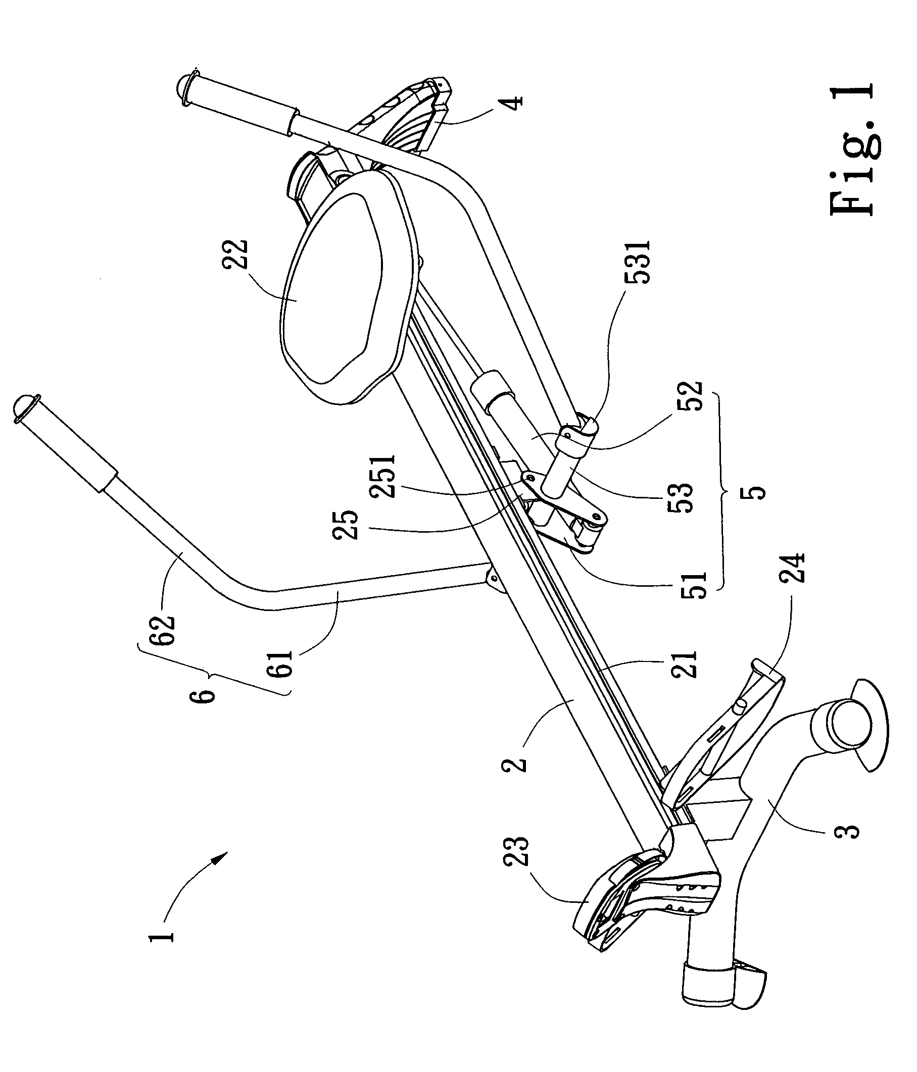 Exercise rowing machine