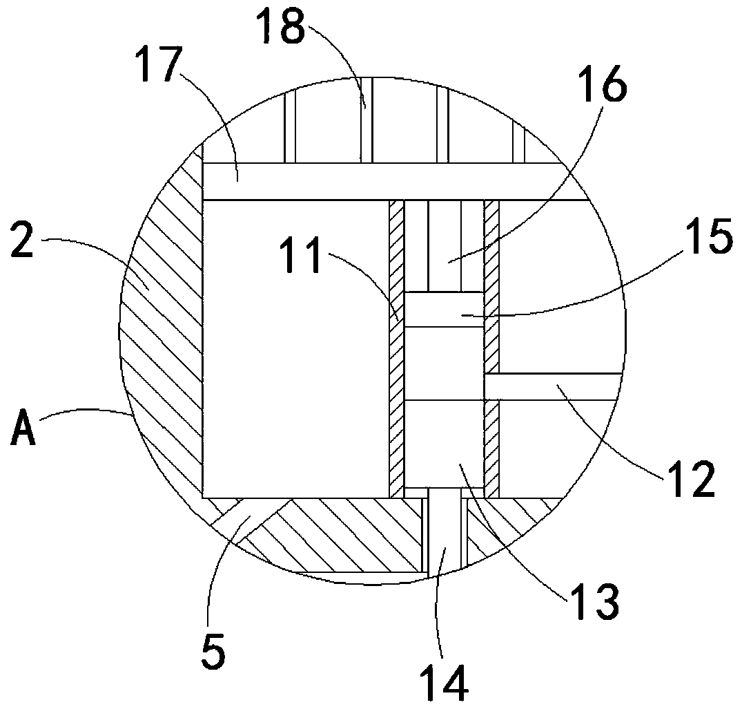 Carpet box with capillary water absorption function