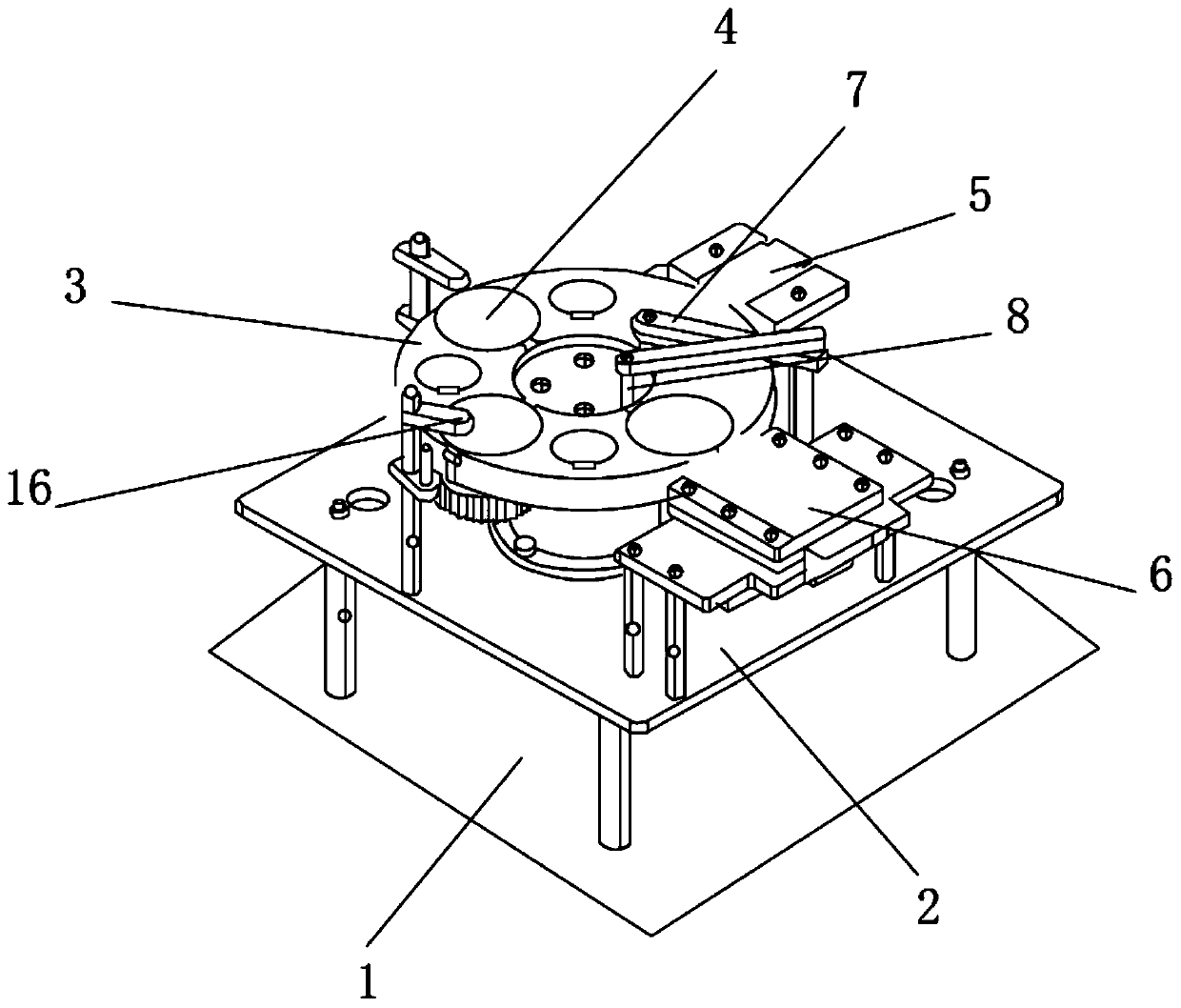 Long-strip-body detection steering and distributing conveying mechanism