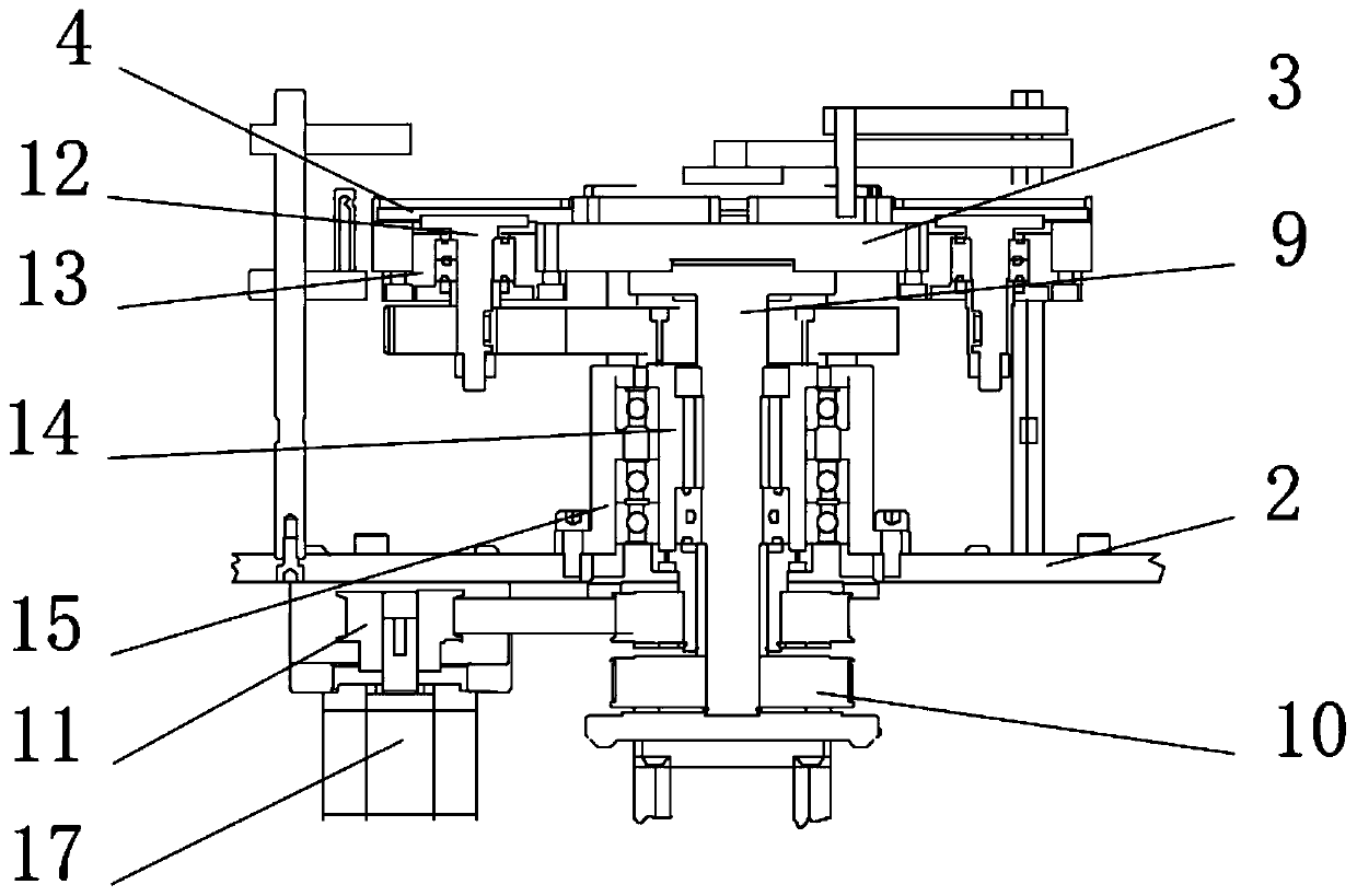 Long-strip-body detection steering and distributing conveying mechanism