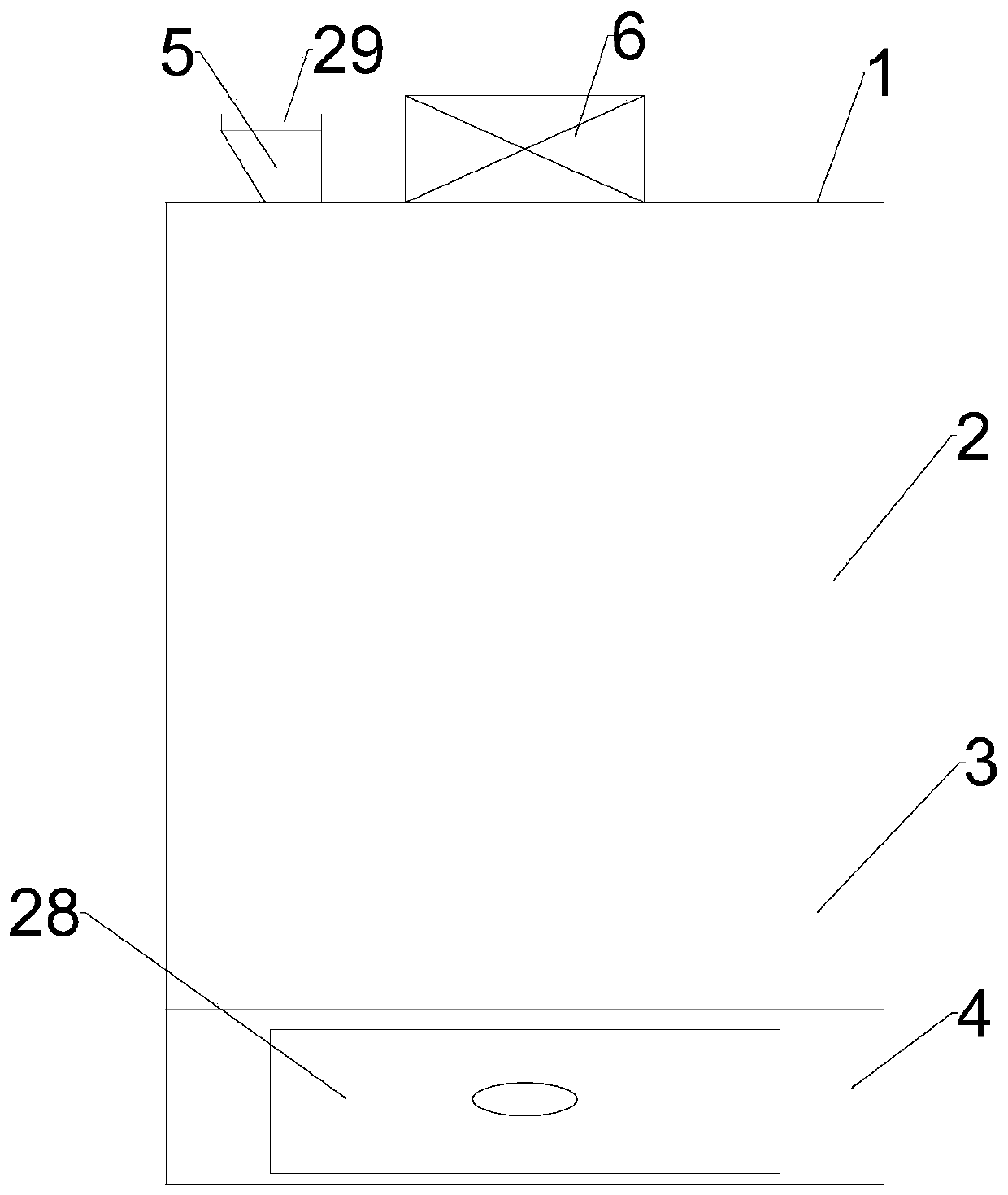 A device for crushing medicinal materials