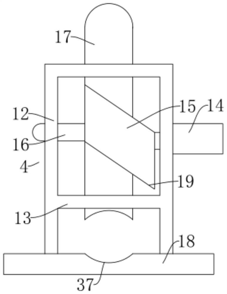 Activated carbon sampling pipe cutting device for occupational health detection