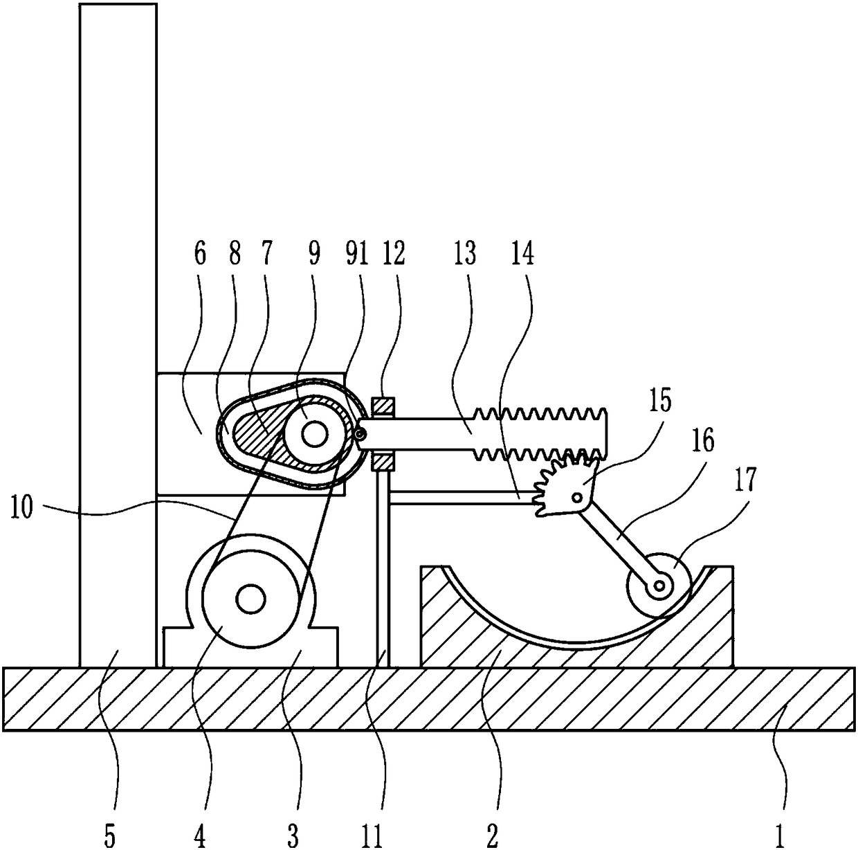 Special electric rolling mechanism for Chinese herbal medicines