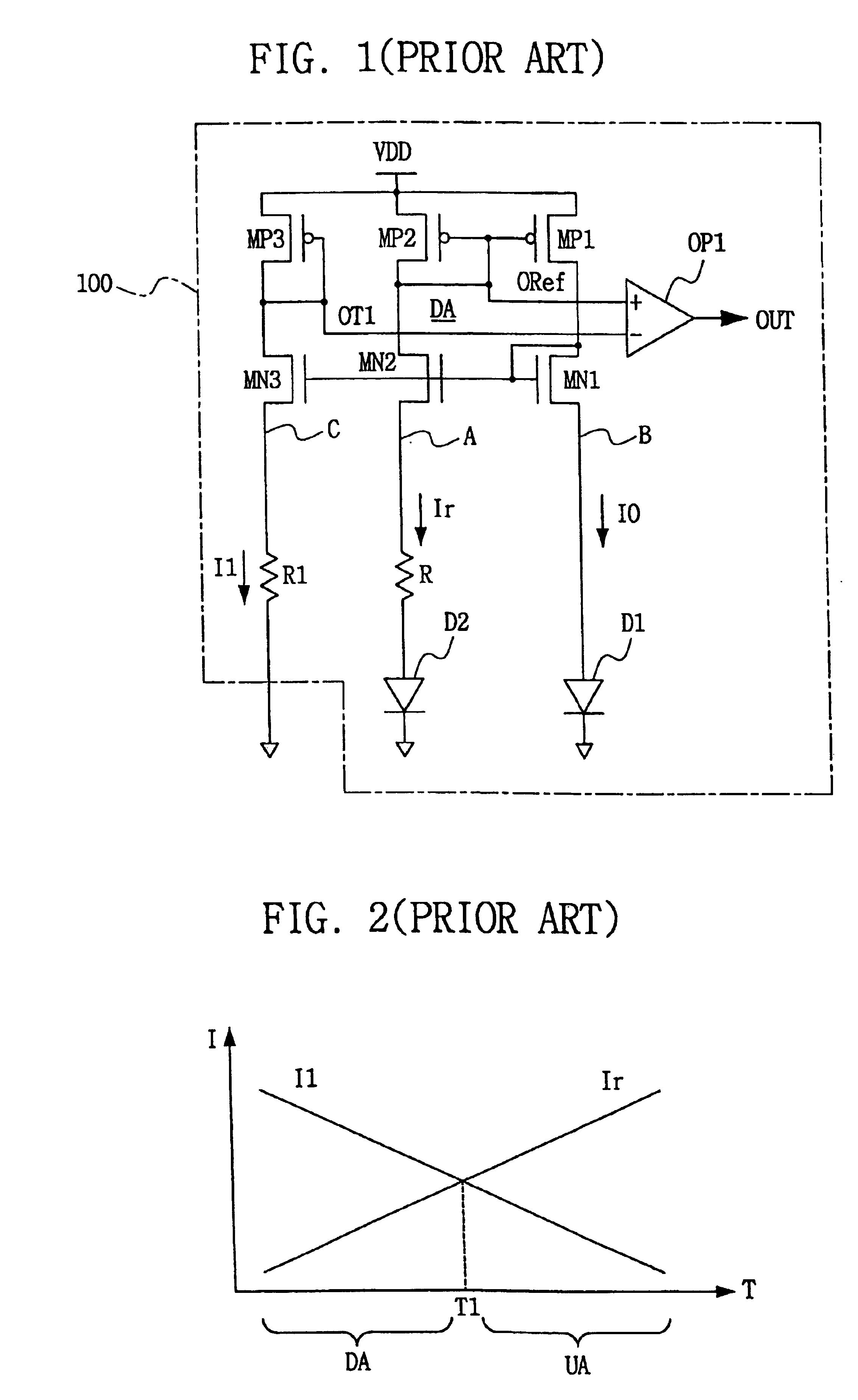 Temperature sensor and method for detecting trip temperature of a temperature sensor