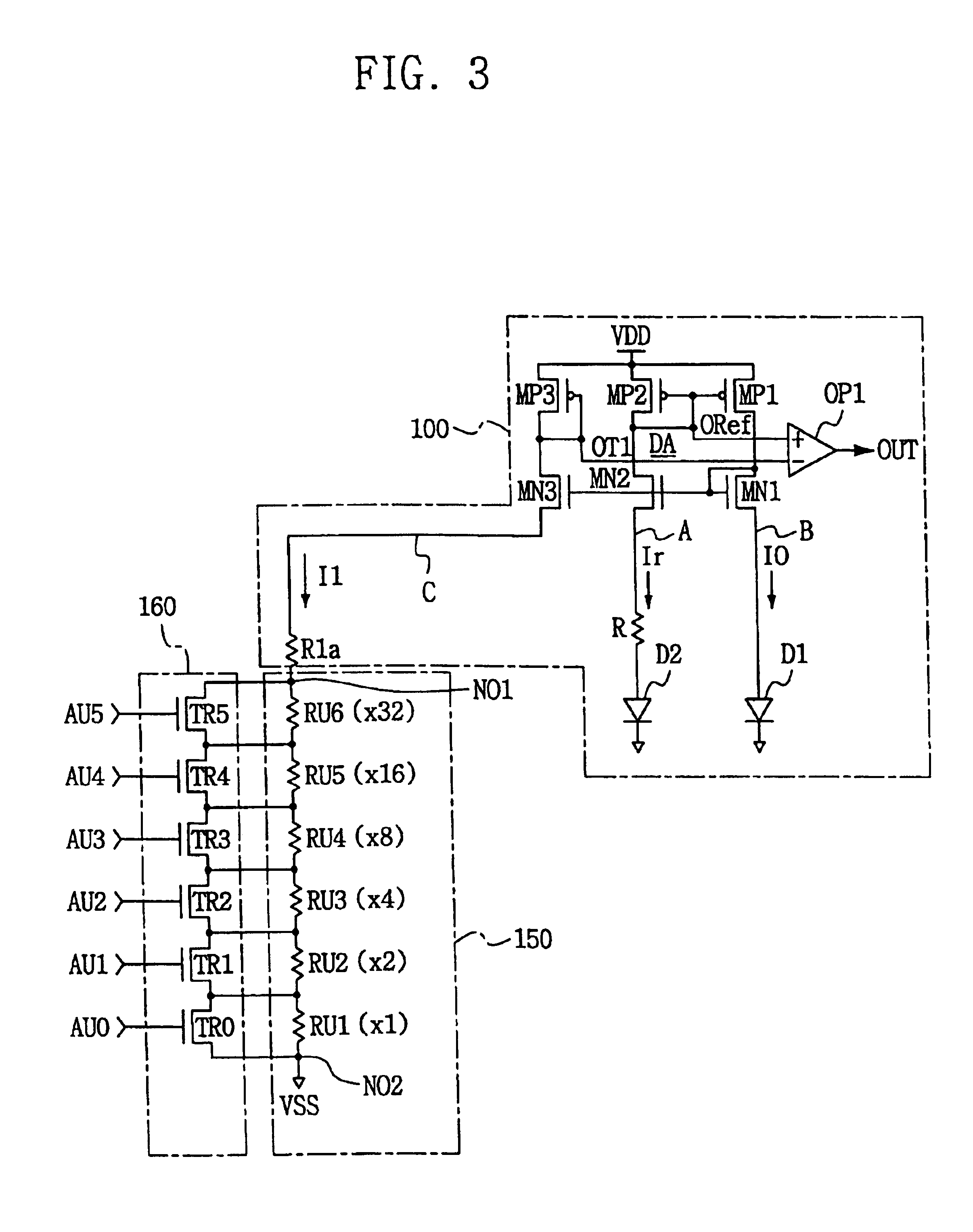 Temperature sensor and method for detecting trip temperature of a temperature sensor