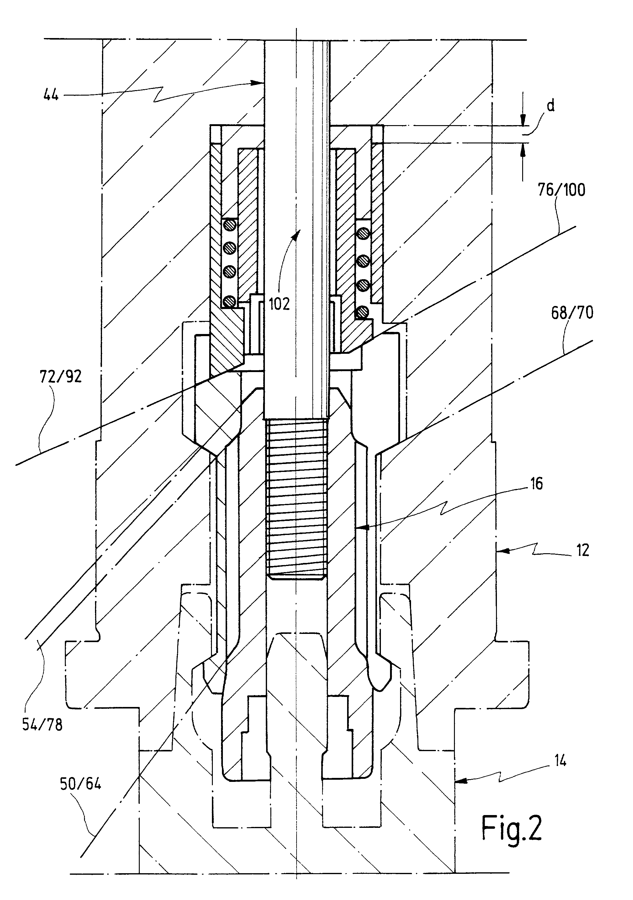 Spindle in a machine tool