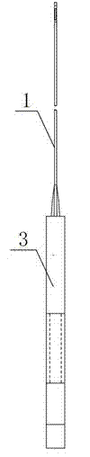 Method and device for selecting magnetic levitation driven needle