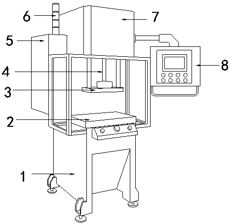 Pressing-fit machine for new material production