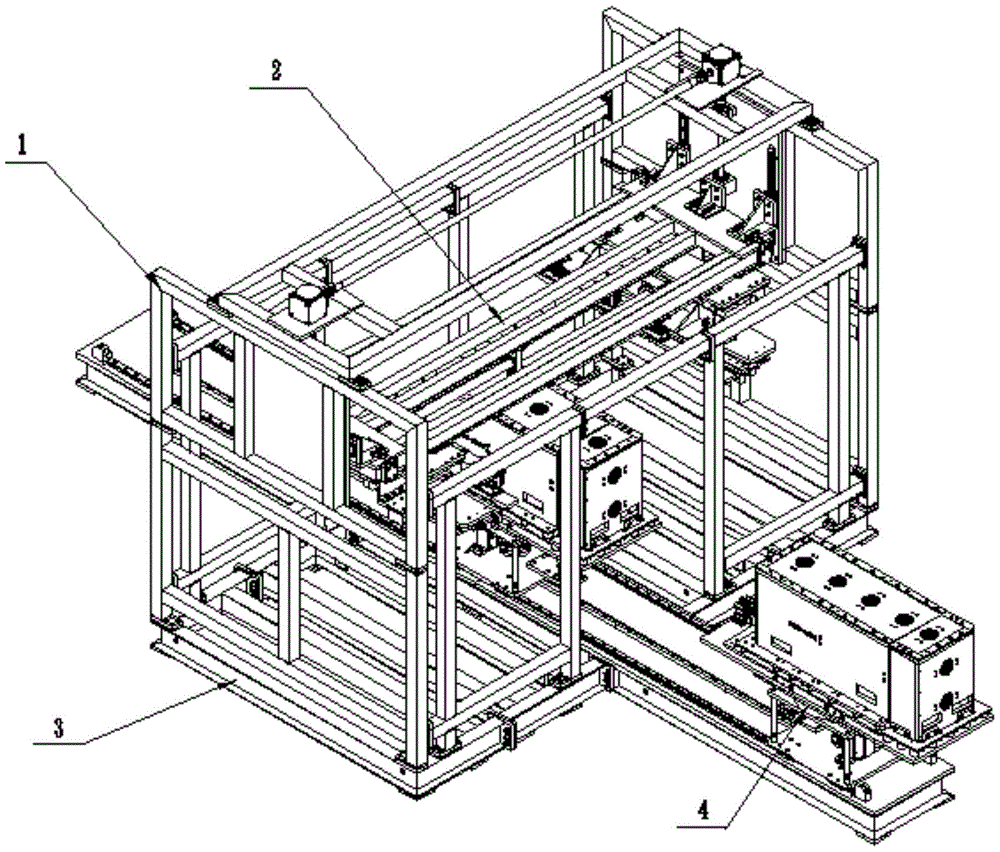 A kind of aluminum plate liner meshing equipment