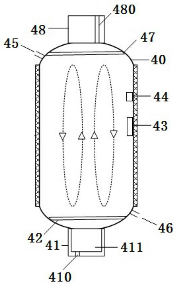 A fluidized bed device for preparing uranium nitride and method of using the same