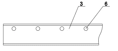 Simple installation structure of unpowered roller shaft