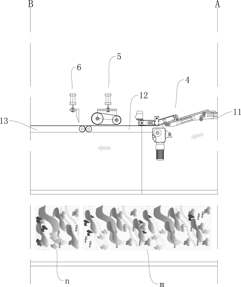 Forming production process for whole-body ceramic polished tile