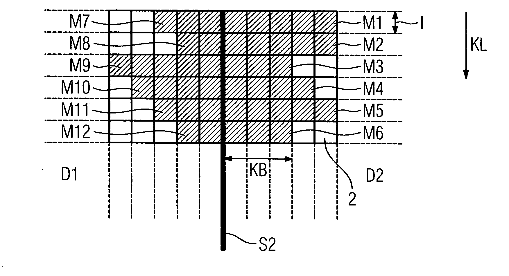 Method for correcting butting zone artifacts with an x-ray detector and an x-ray detector