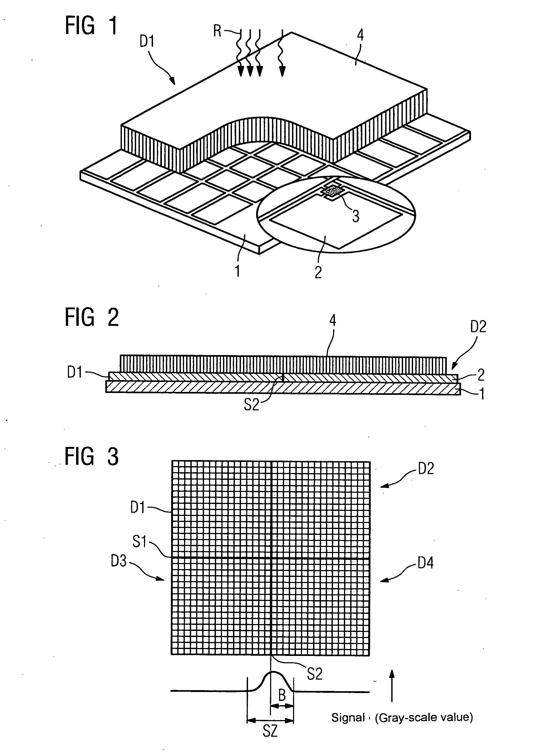 Method for correcting butting zone artifacts with an x-ray detector and an x-ray detector