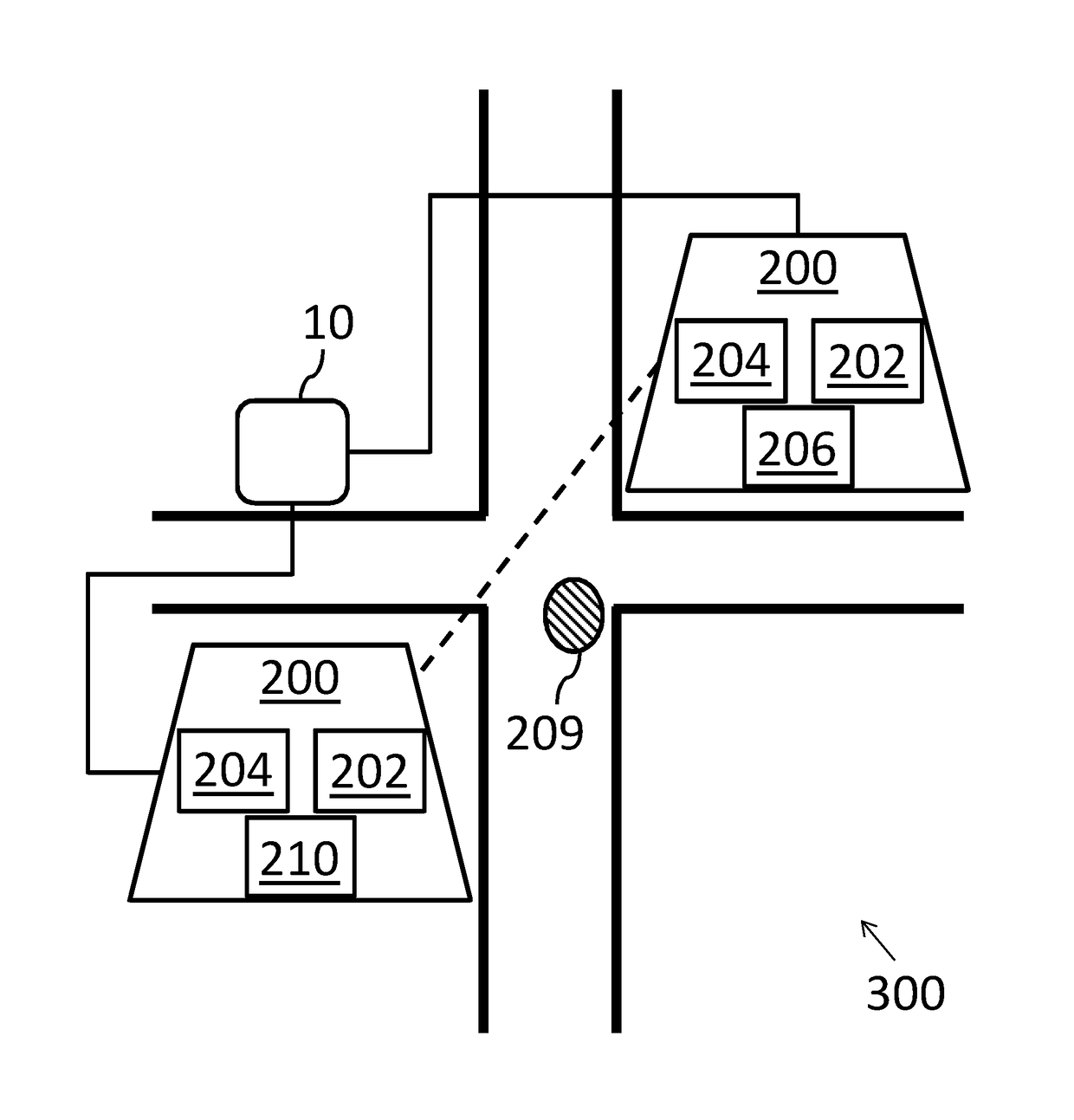 Device, system and method for traffic management