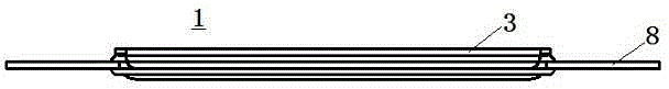 One-time molding tray tooling with LED light strips of any cross-sectional shape surrounding the glue