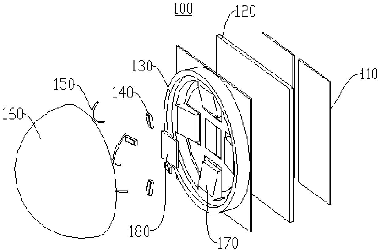 LD light-emitting device and preparation method thereof