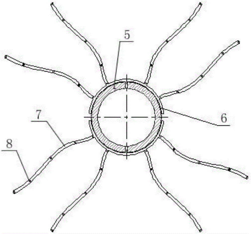 Floating device of deep water unmanned submarine