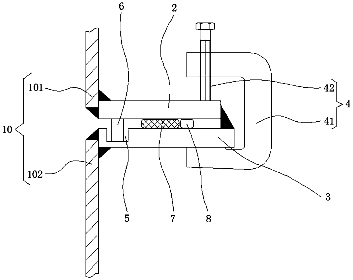 Tank edge welding structure for full-sealed transformer