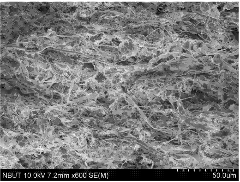 Light porous wave absorbing film and preparing method thereof