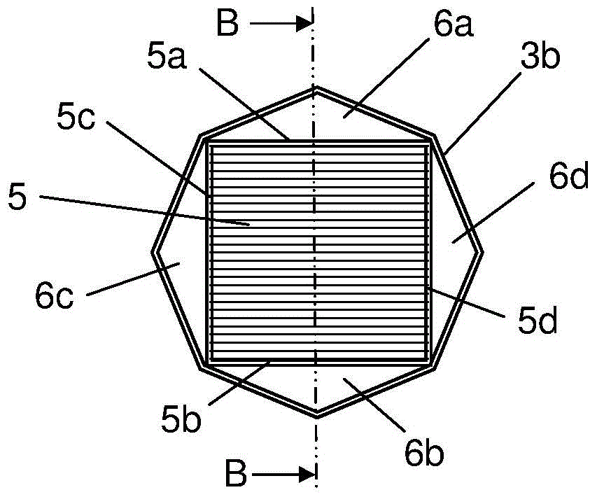 Heat exchanger comprising bypass channels